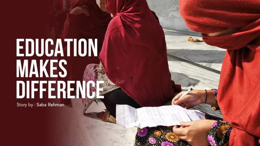 Education Makes Difference, Prisoner but Respected Teacher for kids
