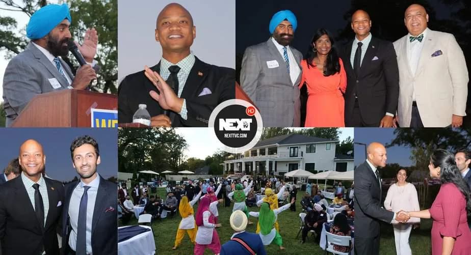 Wes Moore, a candidate for governor of Maryland, had a fundraiser organized by Jasdip Singh Jesse & Sajid Tarar