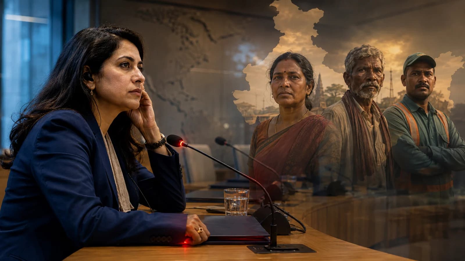 A South Asian rights advocate attends a UN review setting after the committee issued new findings on discrimination in India.