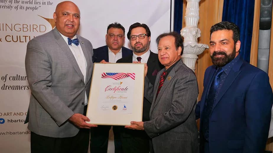 Hummingbird Art & Culture FDN. holds Award of Excellence 2021 to honor Dr. Zulfiqar A. Kazmi