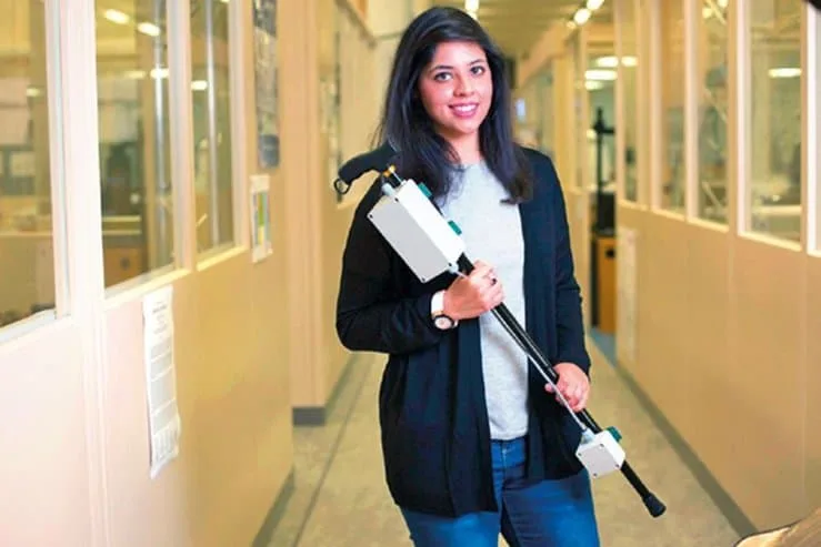 Young Pakistani student Neha Chaudhry develops innovative stick to assist Parkinson’s patients