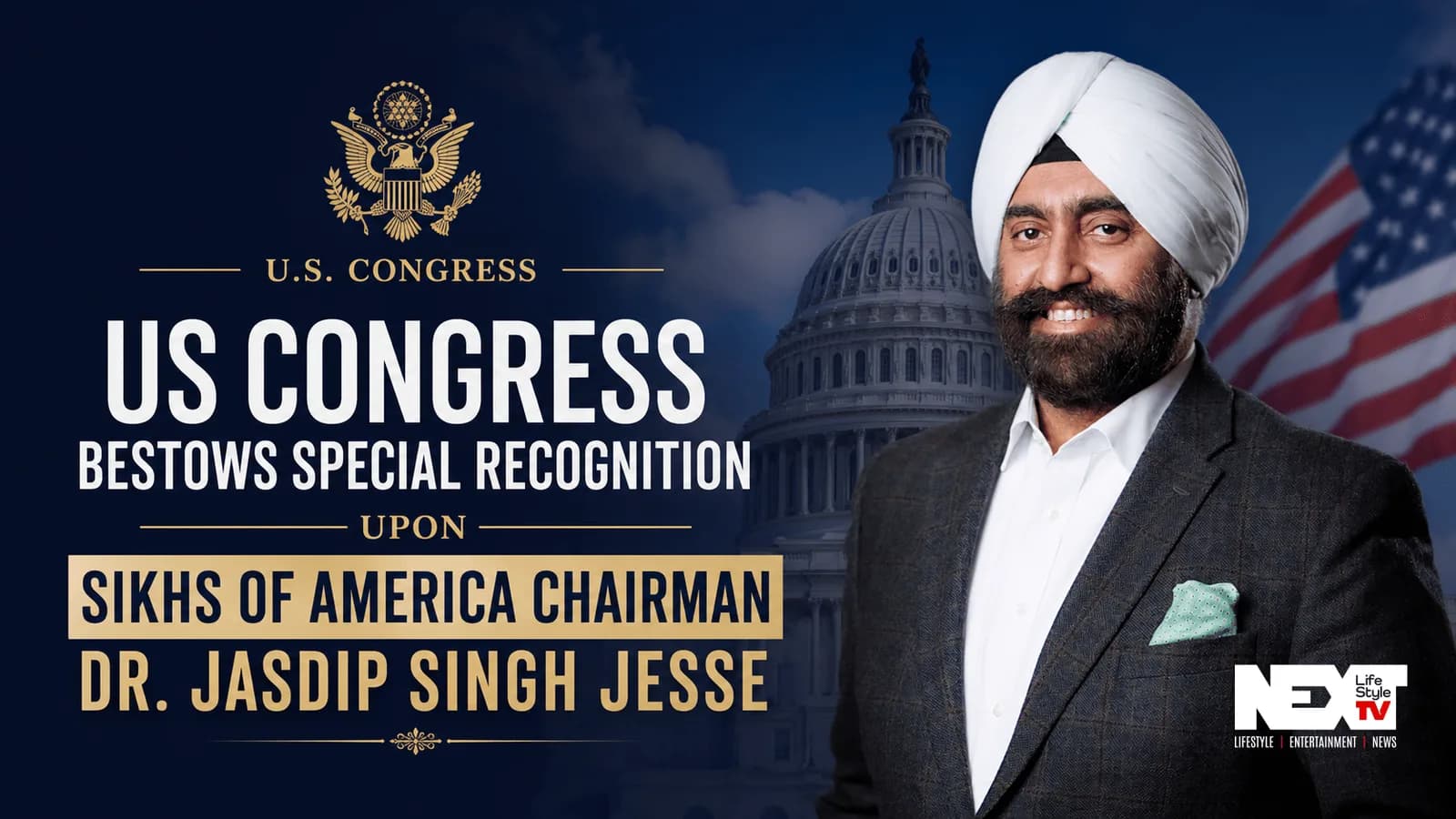 US Congress Recognizes Dr. Jasdip Singh Jesse