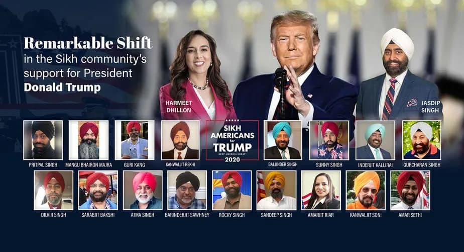 ‘Remarkable shift’ in Sikh community’s support for President Donald Trump