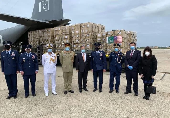 Pakistan Gifts PPE to the United States