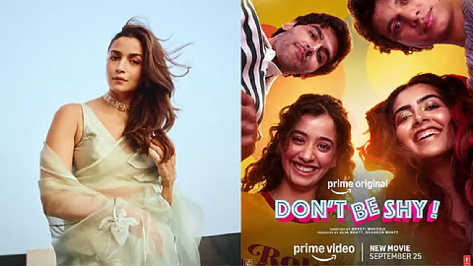 Aarushi Bajaj and Ansh Duggal appear in an intimate urban coming-of-age scene for Don’t Be Shy.