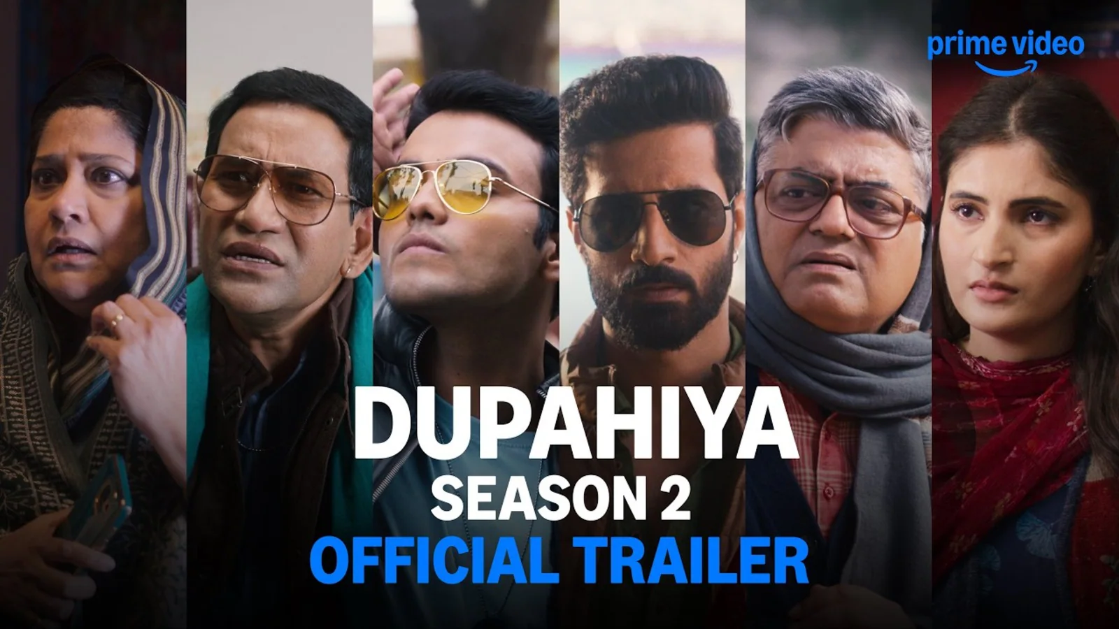 The Dupahiya season-two ensemble appears in a rural Indian setting after Prime Video released its trailer.