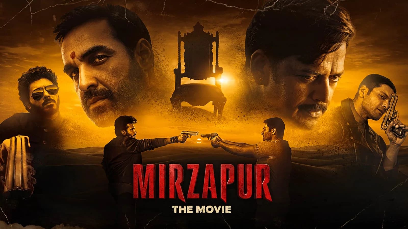 Pankaj Tripathi, Ali Fazal and Divyenndu return in Mirzapur: The Movie as the streaming franchise enters Indian cinemas.