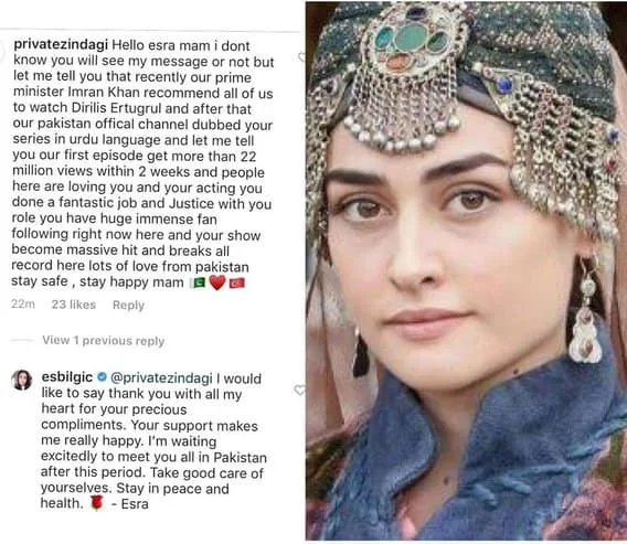 Ertugrul Star ‘Halima Sultan’ Esra Bilgic Excited To Meet Pakistani Fans — supporting image 3