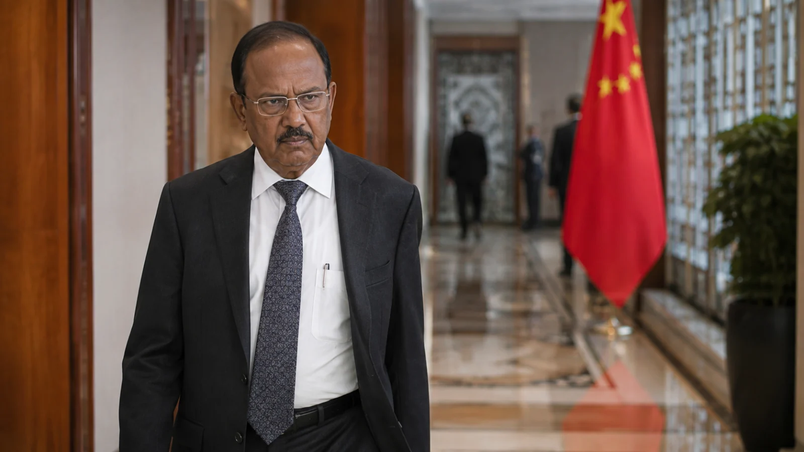 Ajit Doval arrives in Beijing for the 25th round of India-China boundary talks with Wang Yi.