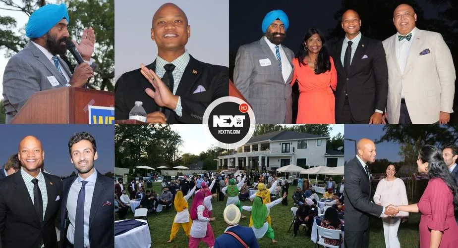Wes Moore, a candidate for governor of Maryland, had a fundraiser organized by Jasdip Singh Jesse & Sajid Tarar