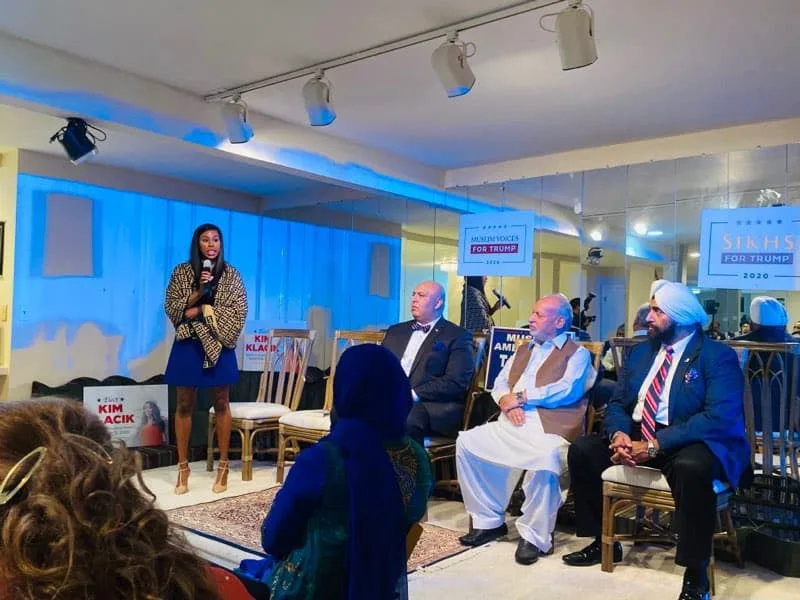 Pakistani Community organized a dinner in honor of Republican Congress candidate Kimberly Klacik