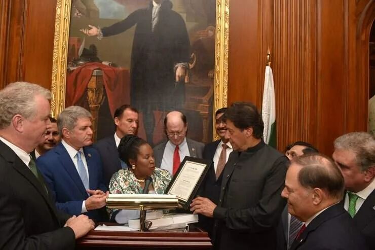 Congressional Pakistan Caucus hosts reception to honor Prime Minister Imran Khan