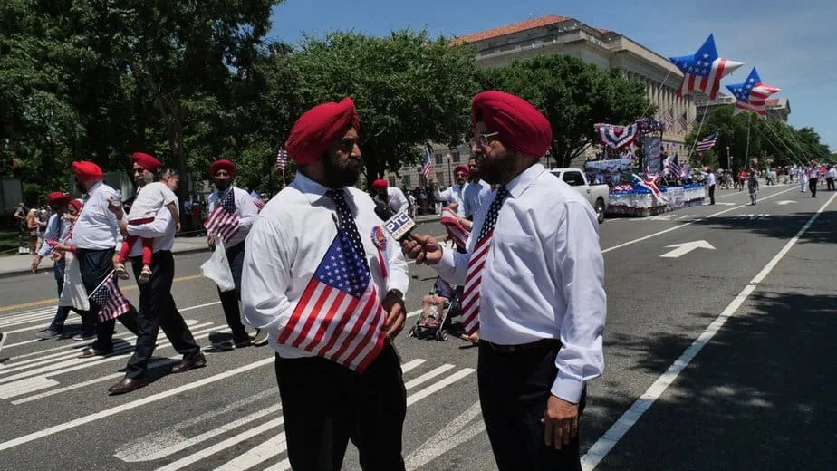 Sikhs of America formed what was called a “Sikh Float” and marched in the National Independence Parade in Washington, DC, on July 4. — supporting image 5