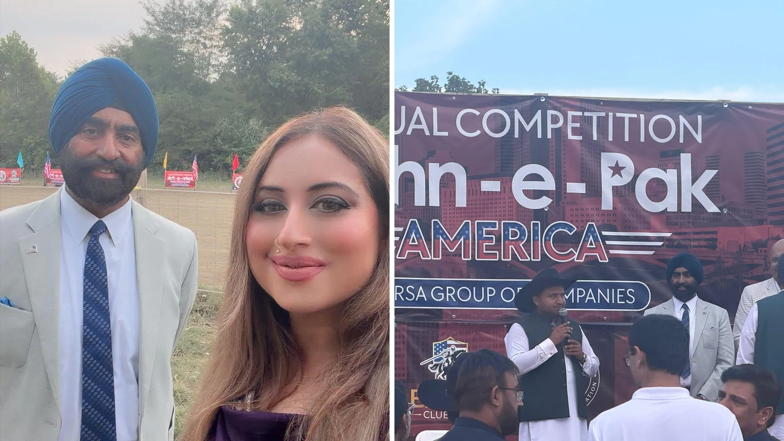 Sajid Tarar and Jasdip Singh Jesse Join Jashn-e-Pak America in Ohio. Barsa Club USA’s August 29 gathering in Groveport combined tent pegging, Pakistani cultural performances .