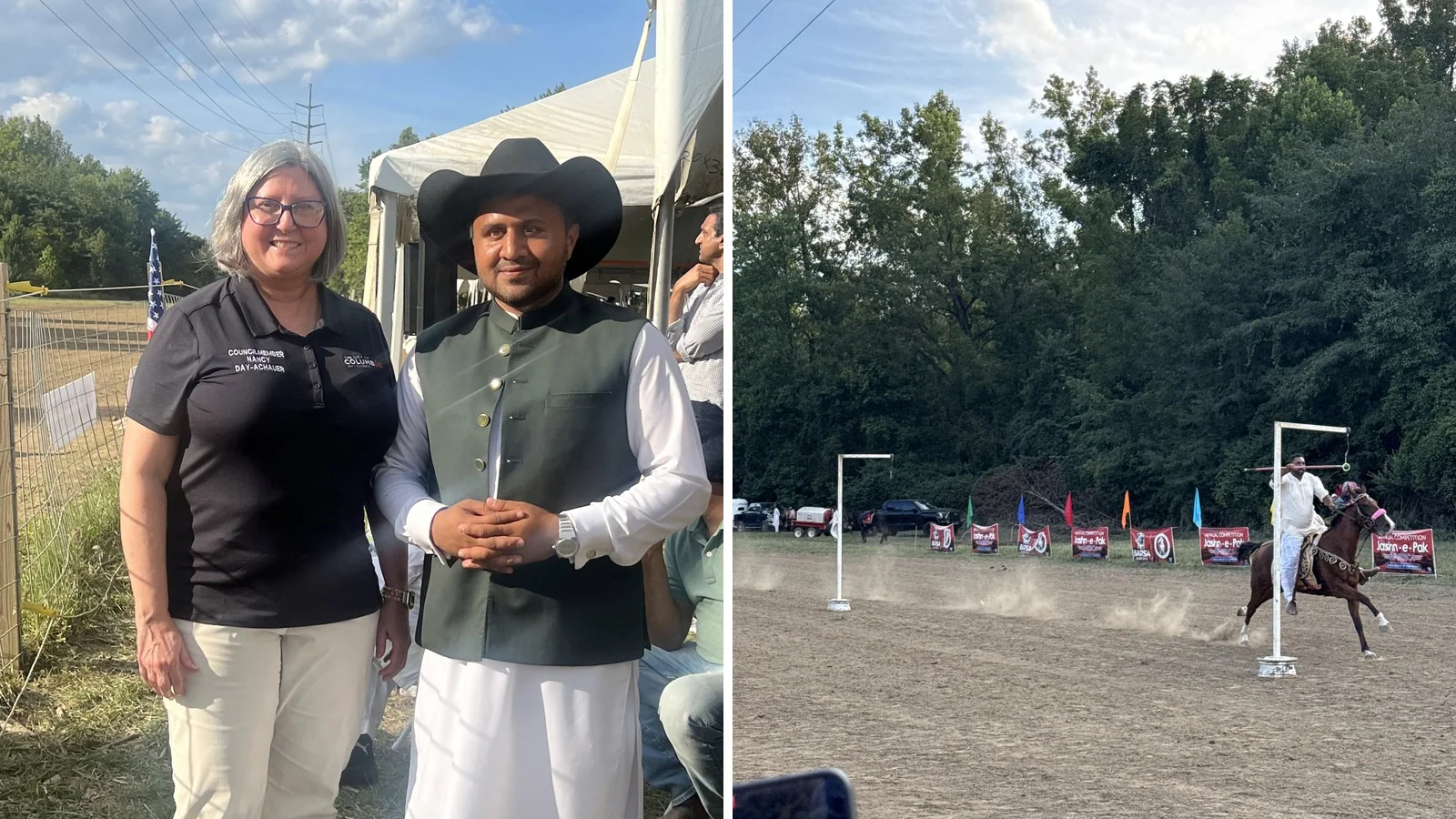 Sajid Tarar and Jasdip Singh Jesse Join Jashn-e-Pak America in Ohio. Barsa Club USA’s August 29 gathering in Groveport combined tent pegging, Pakistani cultural performances .