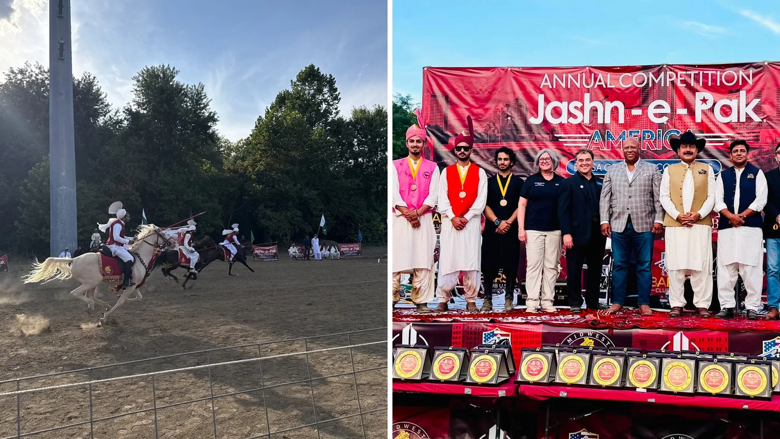 Sajid Tarar and Jasdip Singh Jesse Join Jashn-e-Pak America in Ohio. Barsa Club USA’s August 29 gathering in Groveport combined tent pegging, Pakistani cultural performances .