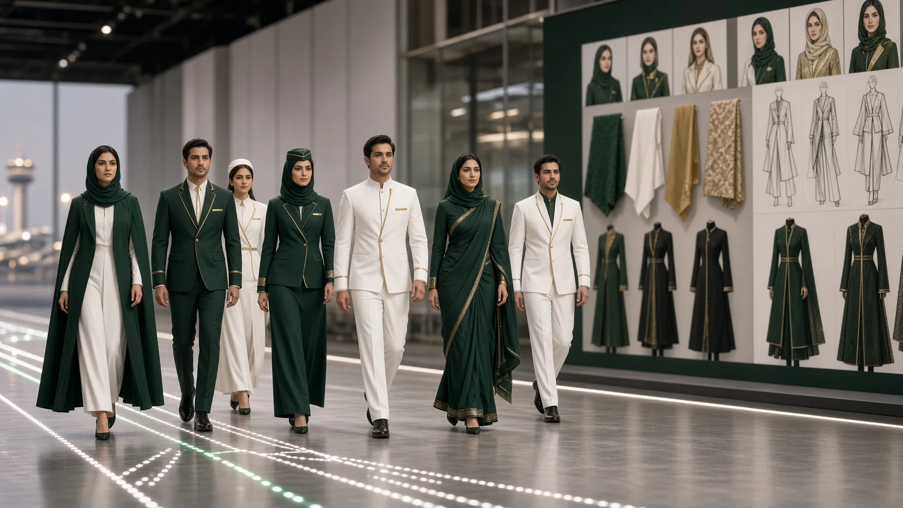 PIA Unveils New Uniform Vision With Pakistan’s Top Designers. Pakistan International Airlines has brought together 10 leading fashion names to help shape the next generation of its.