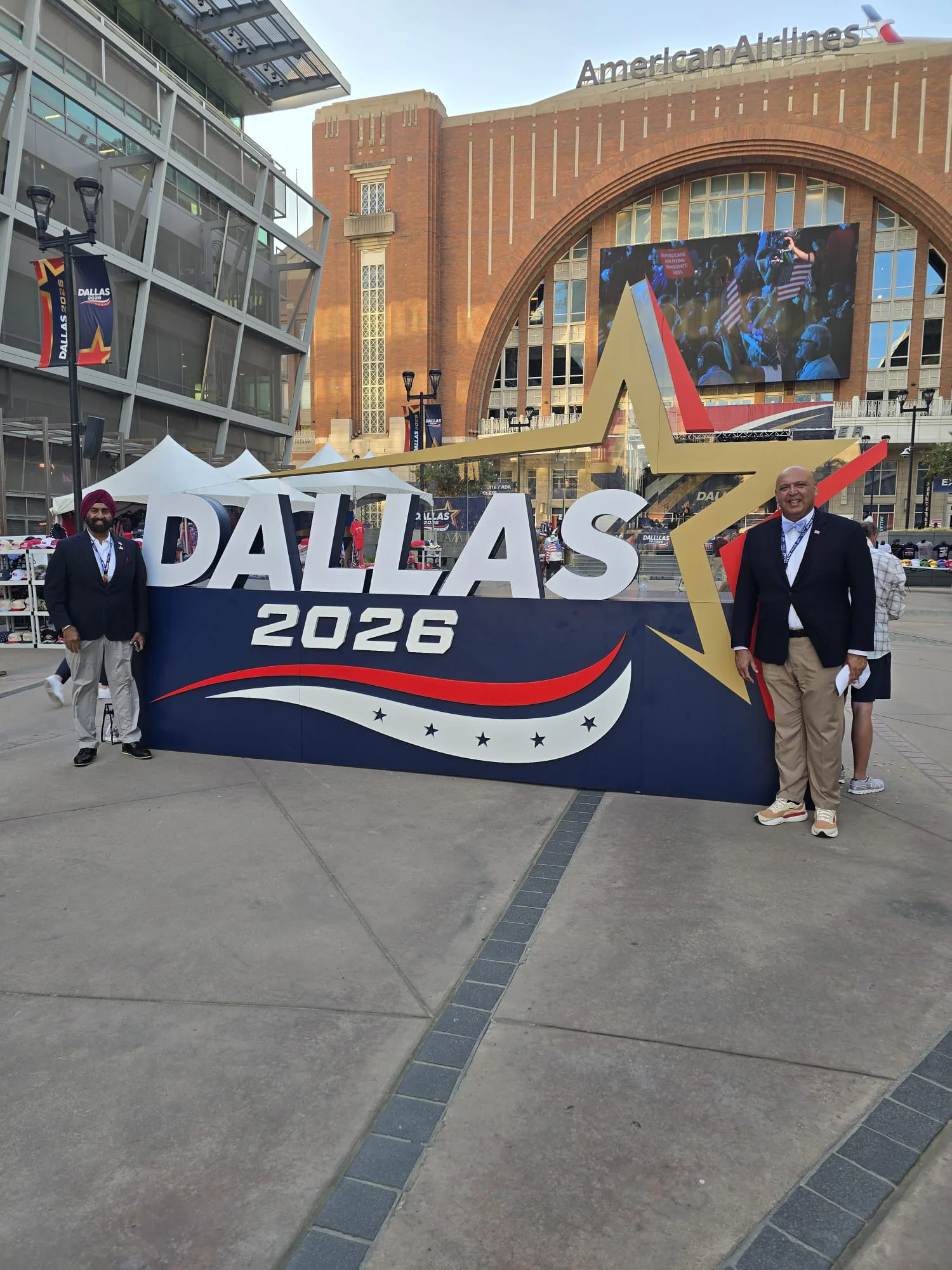 Tarar and Jesse Attend Trump Address at Dallas GOP Convention. Sajid Tarar and Jasdip Singh Jesse attended the Republican midterm convention in Dallas, where Donald Trump addressed.