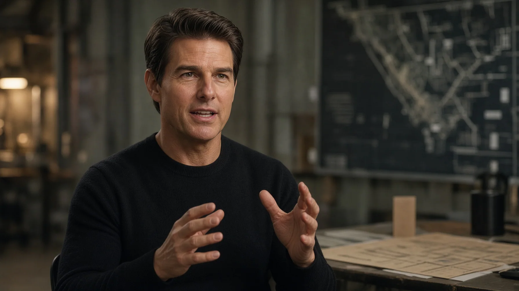 Tom Cruise speaks about his childhood fascination with performing stunts in Hollywood films.